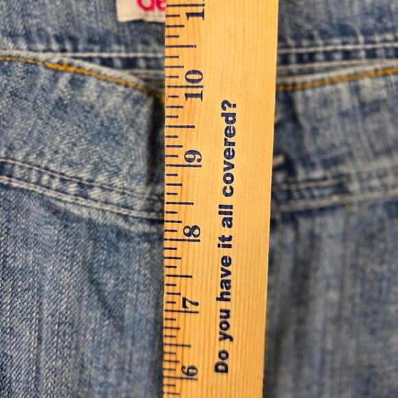 Dear AB Jeans Womens Size 18S Flap Pockets Light Wash Flare Bootcut Boho Chic - Picture 5 of 14